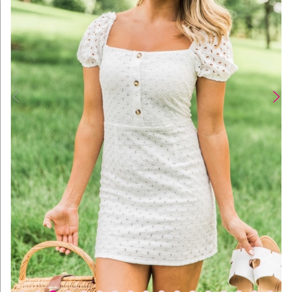 Tell Me That You Love Me White Lace Dress